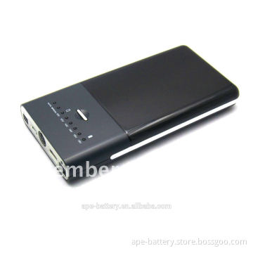 Powerful 5~19V/4A universal super capacity 16000mAh high grade external battery pack for router,instrument,medical device